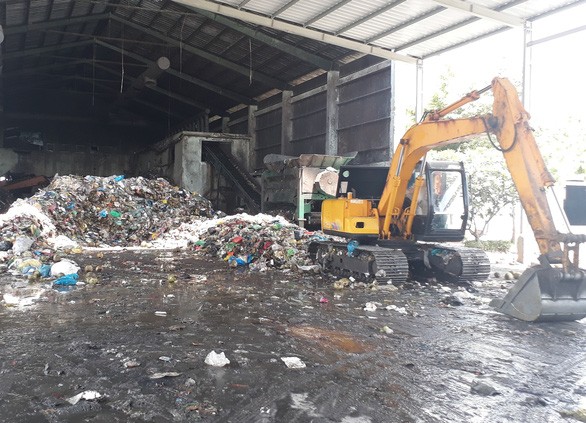 金甌市垃圾處理廠投入運營以來，已發現逾300具胎兒屍體。（圖源：阮雄）