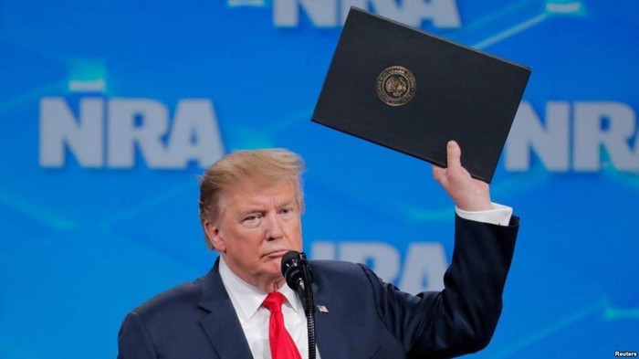 特朗普宣佈美將退出《武器貿易條約》。（圖源：路透社）