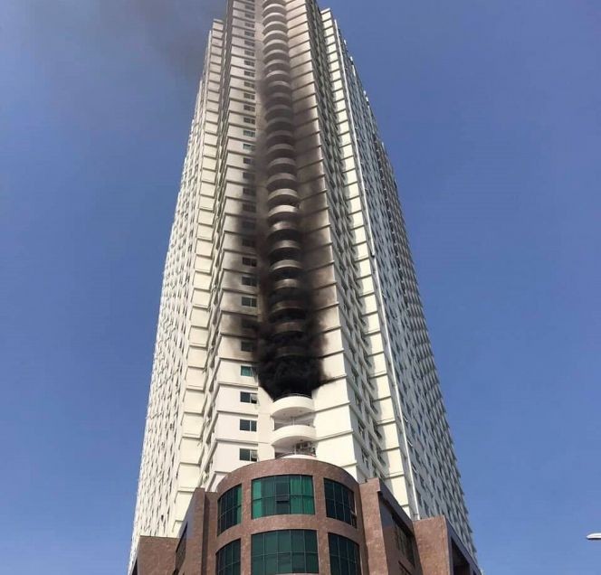 火警現場。（圖源：互聯網）