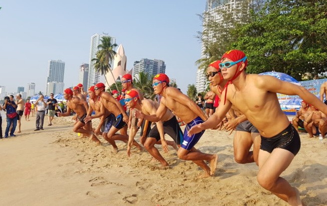 海邊救護比賽活動。（圖源：互聯網）