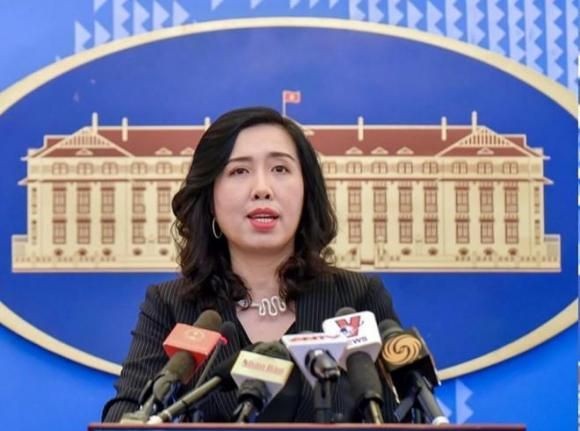外交部發言人黎氏秋姮。（圖源：越玲）