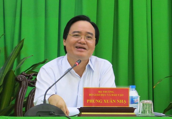 教育與培訓部長馮春迓在會議上發言。（圖源：陲莊）