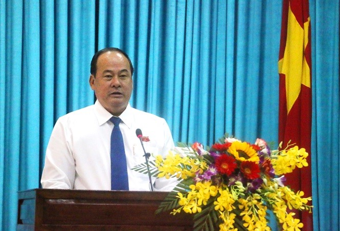 新任安江省人委會代主席阮清平。（圖源：田升）