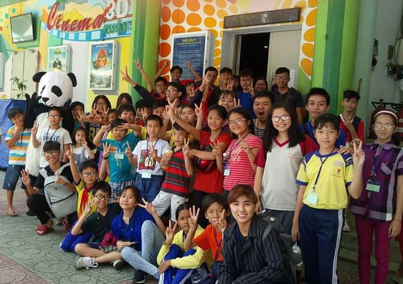 文化宮是當地越華少兒喜愛的娛樂場所。