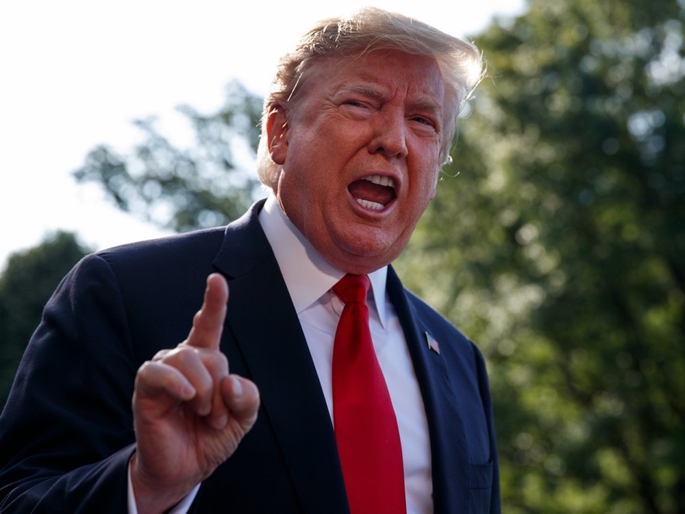 美國總統特朗普。（圖源：AP）