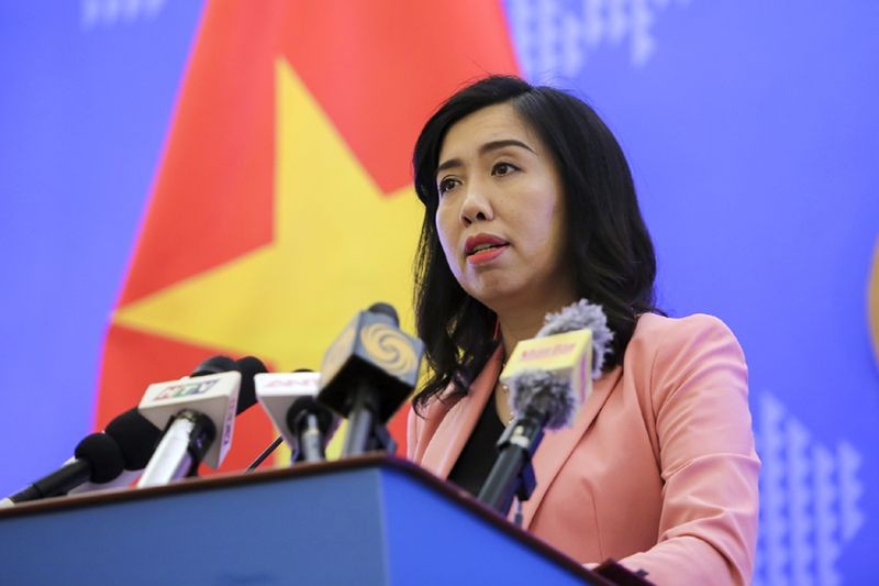 外交部發言人黎氏秋姮。（圖源：外交部）