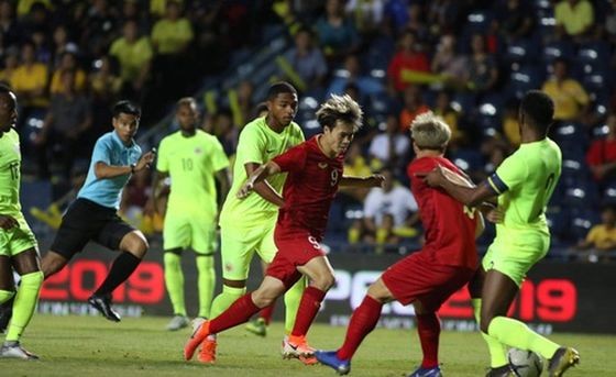 越南-庫拉索隊比賽一瞥。（圖源：互聯網）