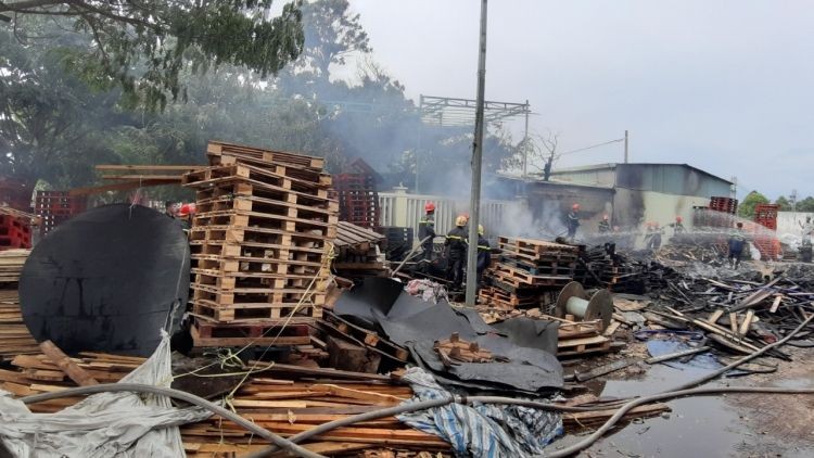 火勢撲滅後的現場。（圖源：互聯網）