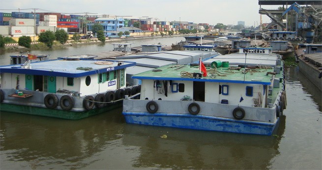九龍江平原的水路貨運尚未充分發揮其潛力與優勢。（圖源：田升）