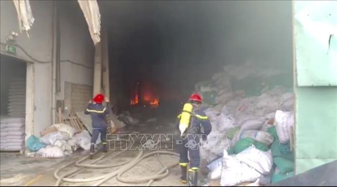 火警現場。（圖源：越通社）