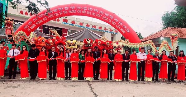 同奈省台灣商會會館整修後重新啟用剪綵儀式。