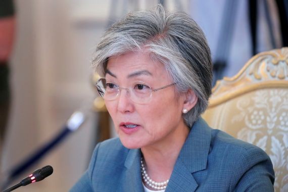 韓國外長康京和。（圖源：路透社）