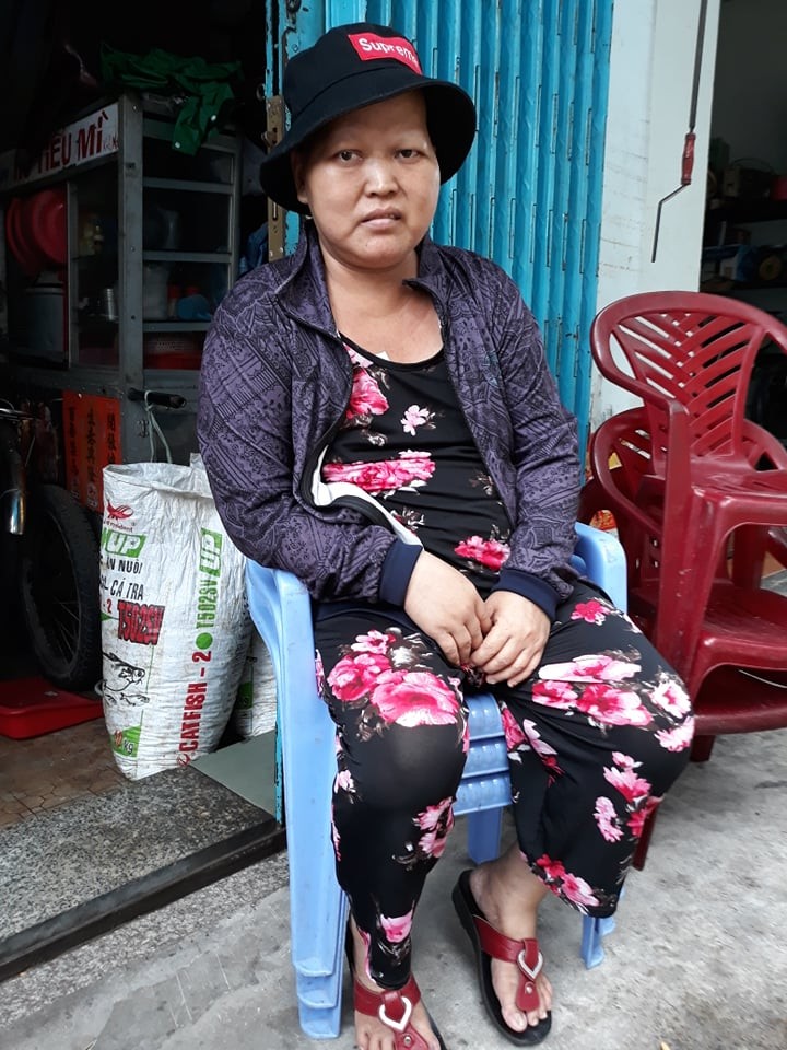 不幸患上乳癌的鄧七妹。