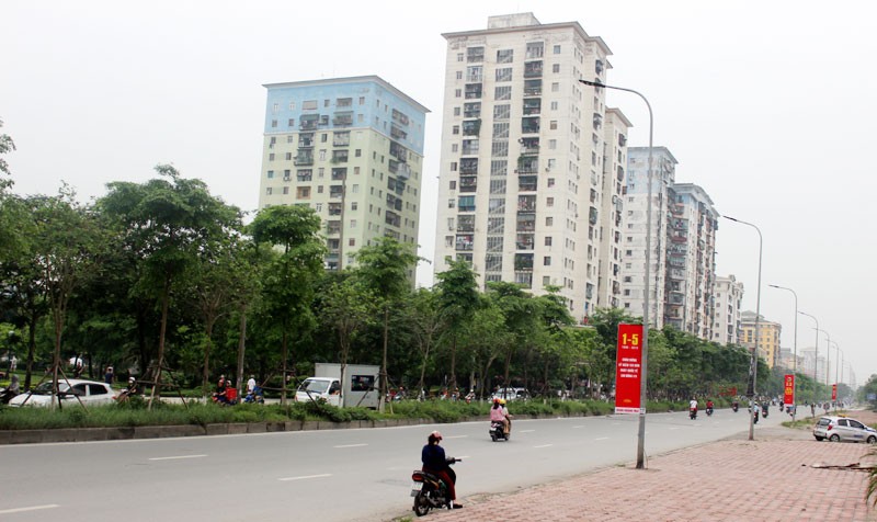 目前，河內市有745幢商業公寓投入運營。（圖源：允成）