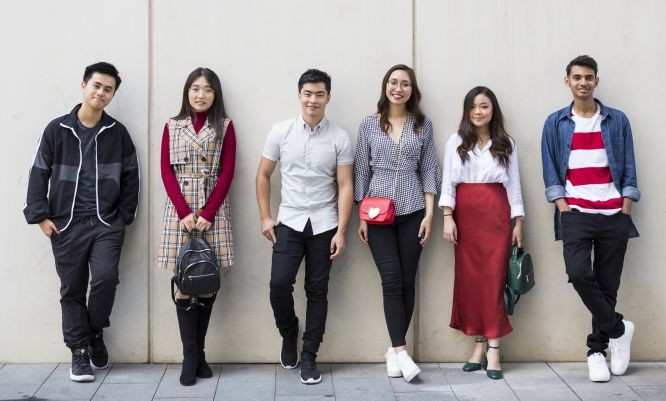 “我的大學生活”活動中的若干“大使”。