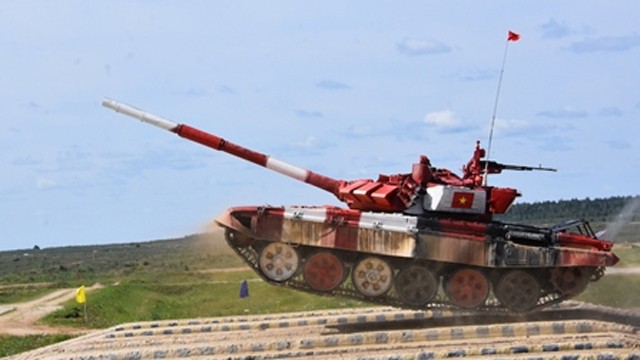 越南隊進行半決賽比賽。（圖源：越通社）