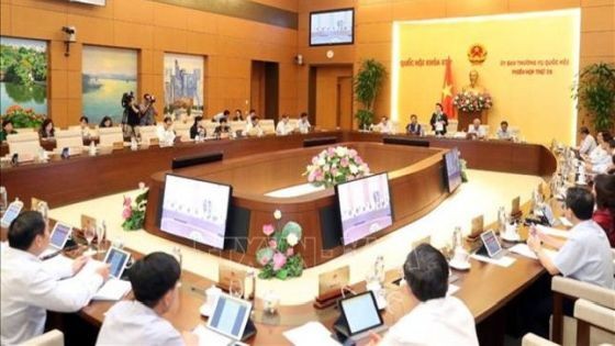 國會常委會第三十六次會議現場。（圖源：越通社）
