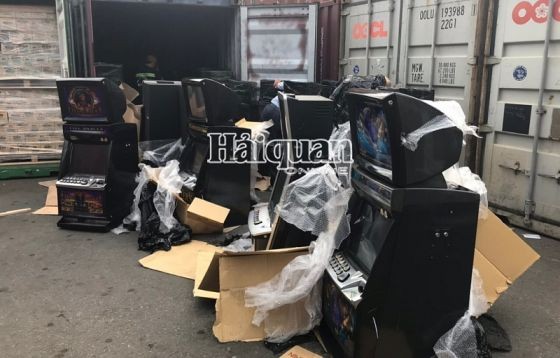 被查獲的走私賭博機。（圖源：海關在線）