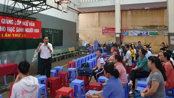 第十二屆華人學生越文語文免費培訓班開課儀式。