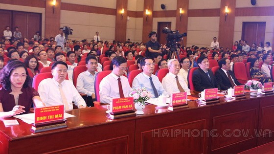 會議場面一瞥。（圖源：海防市新聞網）