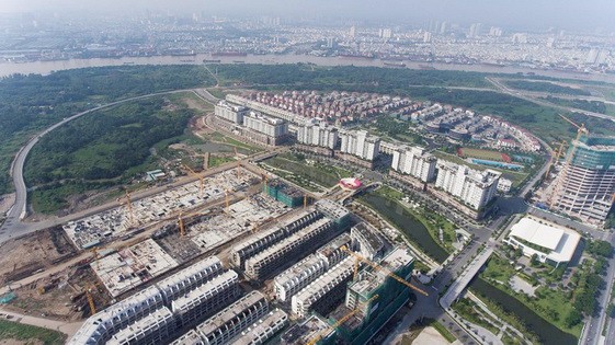 從高處俯瞰的守添新都市區一瞥。（圖源：TTO）