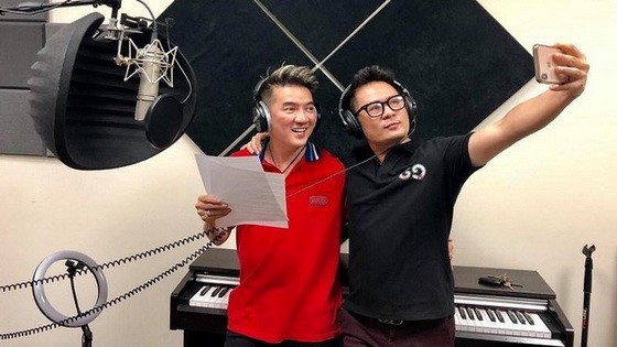 譚永興（左）與鵬喬。