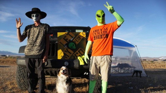 美國網民發起在9月20日闖入美軍位於內華達州的神秘基地51區(Area 51)，高達200萬人在臉書響應，希望找出有關外星人的“真相”。（示意圖源：互聯網）