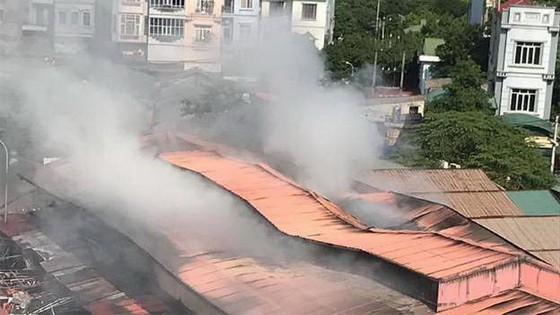 “多”街市火警現場。（圖源：K.T）