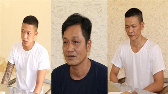 被扣押的3名賭博團夥頭目。（圖源：警方提供）