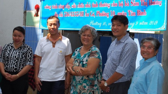 沈氏香大娘的房屋修繕動工儀式。