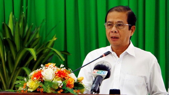 芹苴市人委會副主席阮清勇在會議上發表指導意見。（圖源：黎雄）