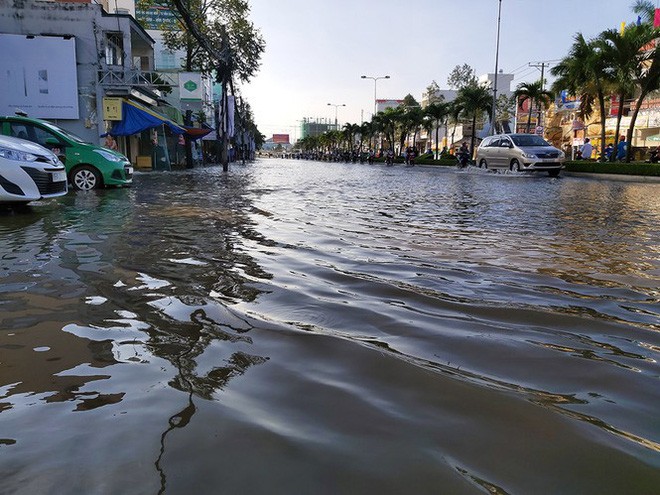 西貢-同奈河流系統潮峰水位再次刷新 ảnh 1