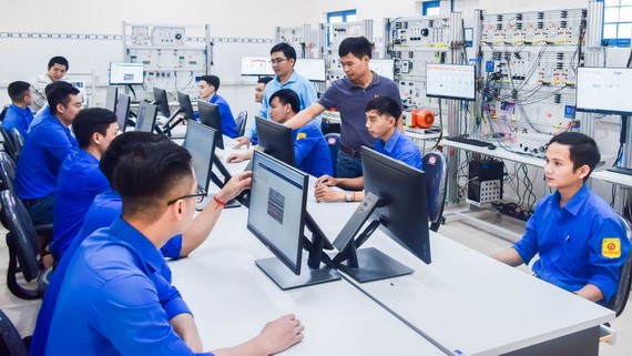 歸仁大學生參加實習培訓。（圖源：歸仁大學）