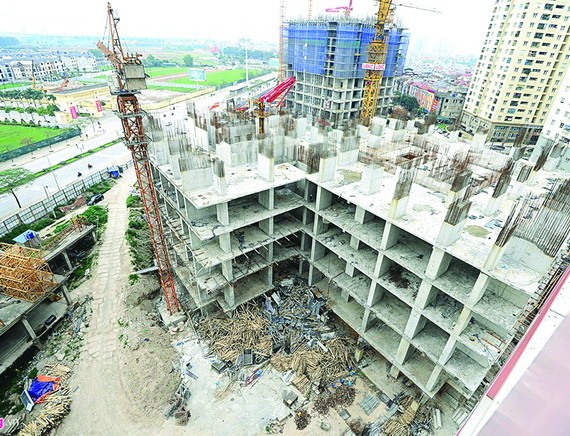 河內市一施工進度緩慢的“影子”項目。