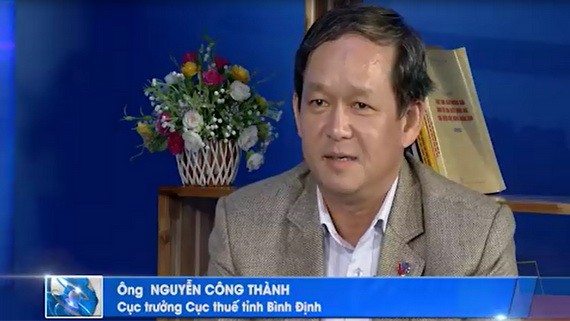 平定省稅務局局長阮功成。（圖源：binhdinh.gov.vn）