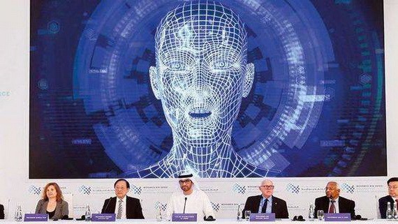 穆罕默德‧本‧扎耶德人工智能大學成立儀式現場。（圖源：互聯網）