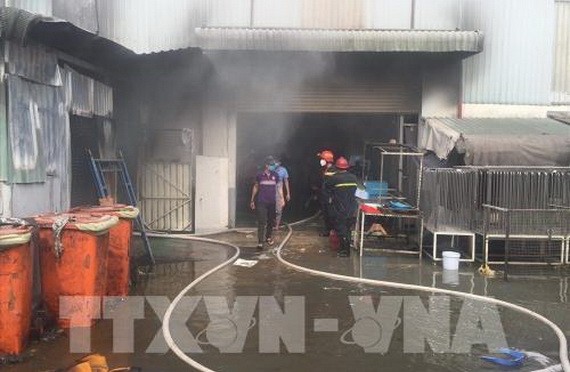 火警現場。（圖源：越通社）