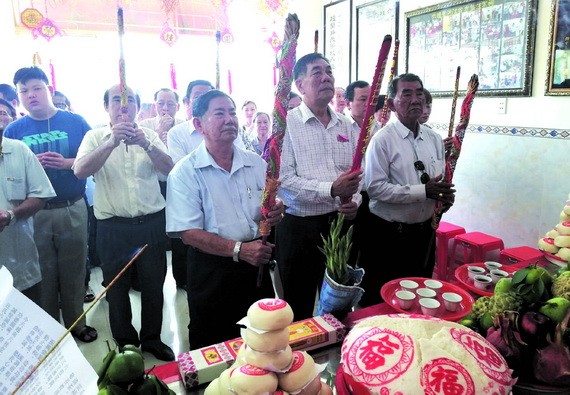 六桂堂宗祠祭祖典禮一瞥。