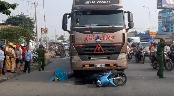 車禍現場。（圖源：明義）