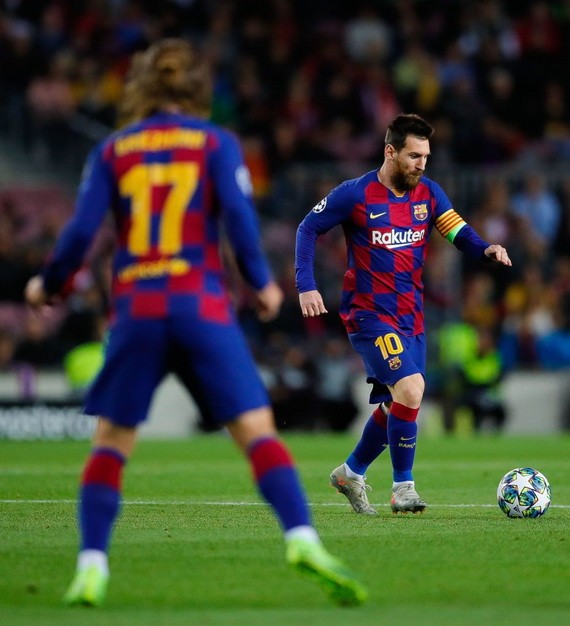 梅西（右）。（圖源：互聯網）