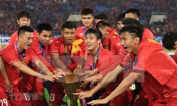 越南足球隊。（圖源：互聯網）