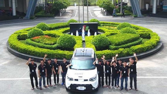 FPT公司的自動駕駛汽車。