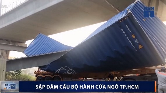 事故現場。（圖源：VTC視頻截圖）