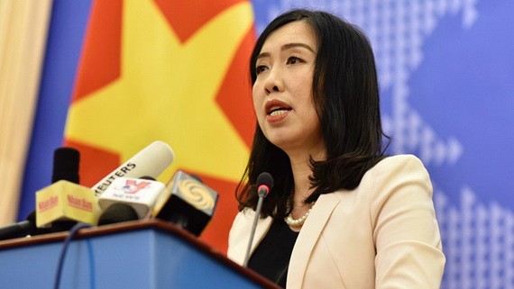 外交部發言人黎氏秋姮。（圖源：外交部）