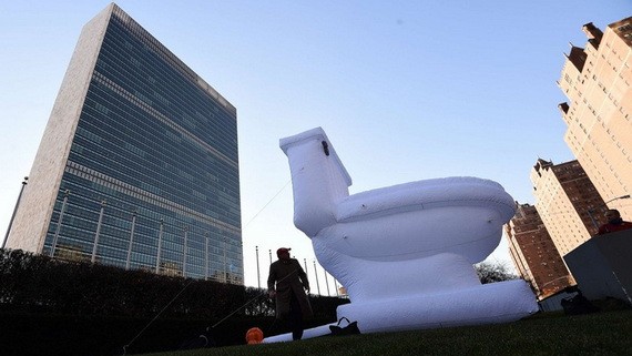 世衛組織：全球仍有 42 億人沒有安全衛生設施。（示意圖源：AFP）