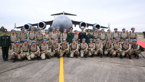 2號2級野戰醫院全體成員啟程之前合照。（圖源：楊江）