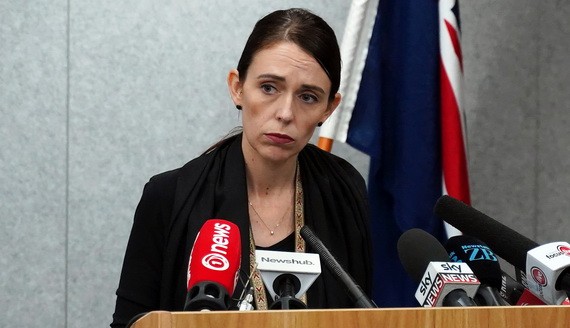 新西蘭總理阿德恩。（圖源：互聯網）