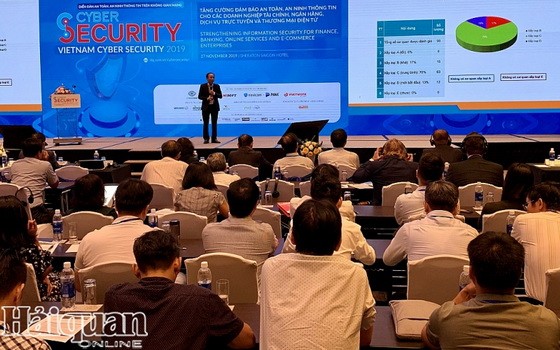 2019年網絡空間的資訊治安安全論壇現場一瞥。（圖源：海關在線）