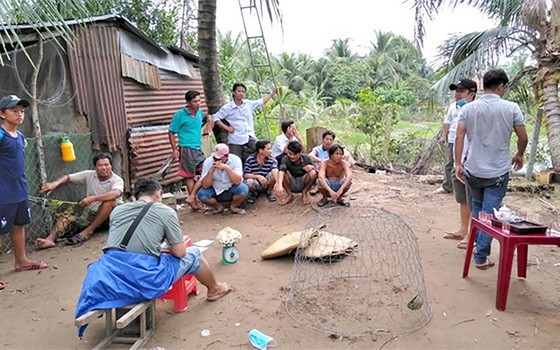 前江省公安廳在州城縣破獲鬥雞賭博案。