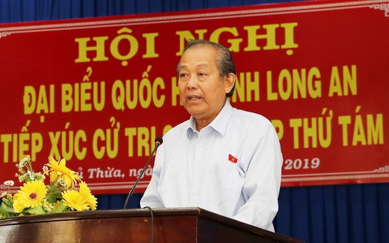 政府常務副總理張和平在會上發表講話。（圖源：VGP）